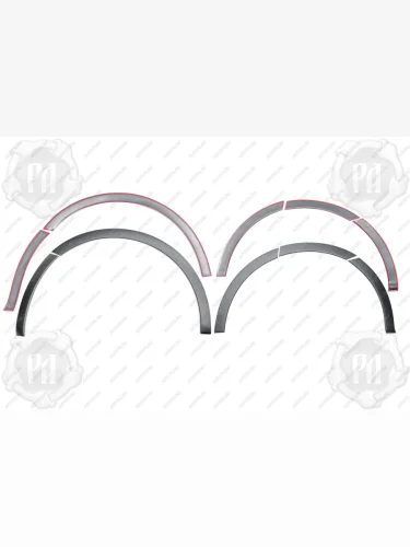 Накладки на колесные арки Русская Артель (шагрень) Audi Q5  8R (2008-2012) дорестайлинг