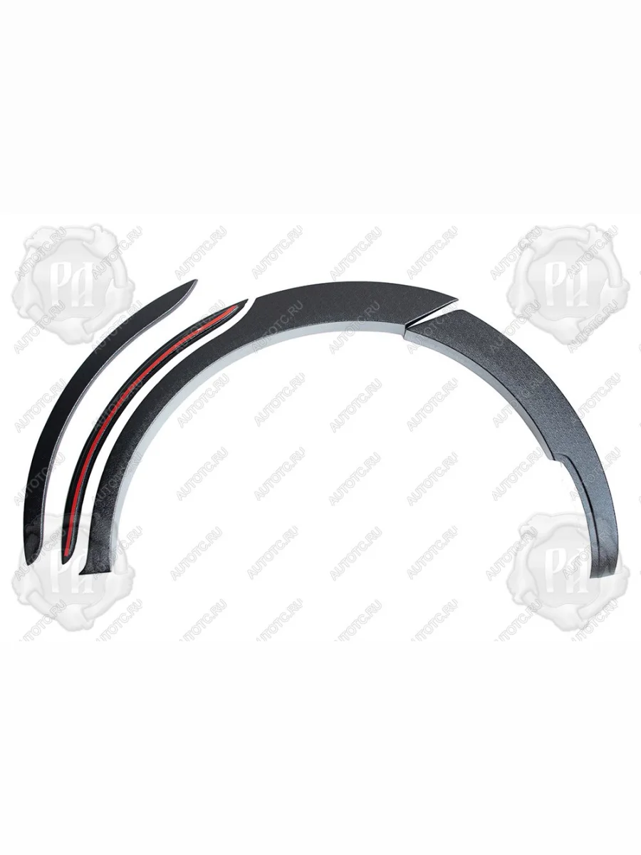 Расширители колесных арок Русская Артель Hyundai Santa Fe CM дорестайлинг (2006-2009) (шагрень)  в Перми Пермском крае