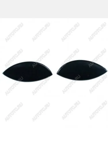 Накладки на передние фары (реснички) Русская Артель (глянец под покраску) Daewoo Matiz M150 рестайлинг (2000-2016)