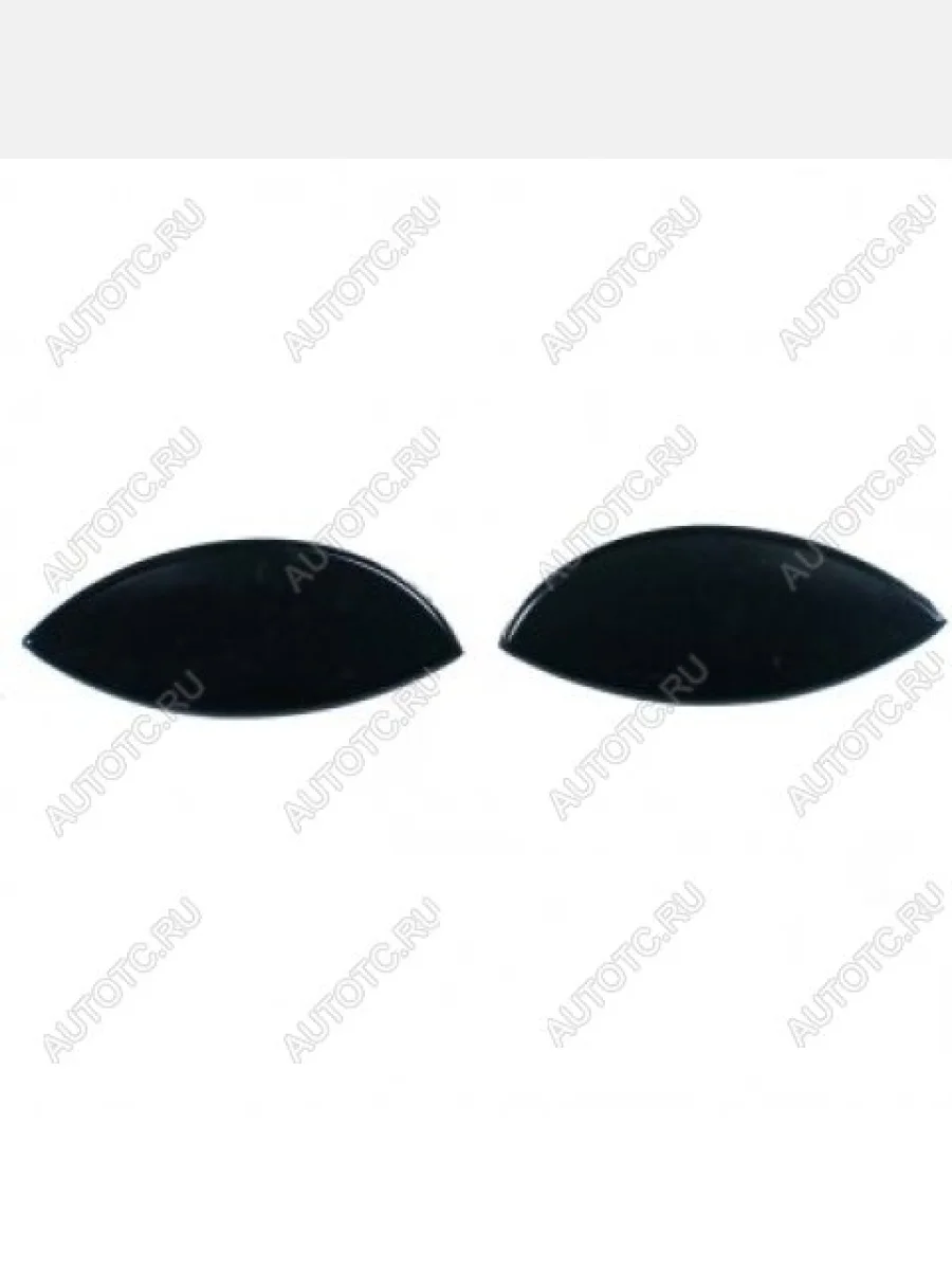 Накладки на передние фары (реснички) Русская Артель Daewoo Matiz M150 рестайлинг (2000-2016) (глянец под покраску)  в Перми Пермском крае