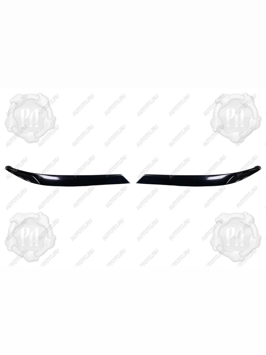 Накладки на передние фары (реснички) Русская Артель Subaru Forester SH (2008-2013) (глянец под покраску)  в Керчи Республика Крым