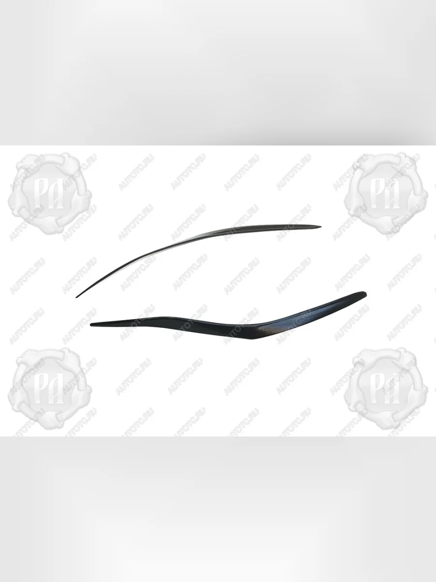 Накладки на передние фары (реснички) Русская Артель Subaru Legacy BM/B14 дорестайлинг седан (2009-2013) (глянец под покраску)  в Керчи Республика Крым