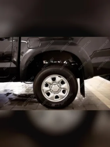 Расширители колесных арок (задний левый) Русская Артель (глянец под покраску) Toyota Hilux  AN20,AN30 (2011-2016)  2-ой рестайлинг