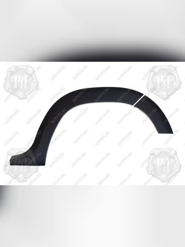 Расширители колесных арок (задний левый) Русская Артель (шагрень) Renault Duster  HS (2010-2015) дорестайлинг