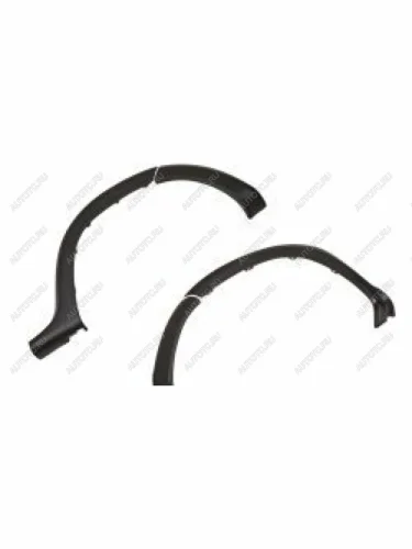 Расширители колесных арок (задний левый) Русская Артель (шагрень) Nissan Terrano  D10 (2016-2022) рестайлинг