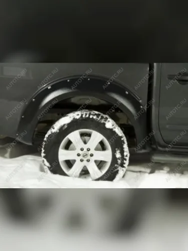 Расширители колесных арок (задний правый) Русская Артель  (глянец под покраску) Nissan Navara  2 D40 (2004-2010) дорестайлинг