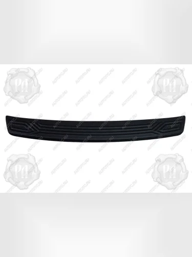 Накладка на задний бампер Русская Артель (шагрень) Ford Focus 3 хэтчбэк рестайлинг (2014-2019)