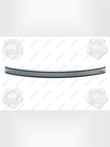 Накладка на задний бампер Русская Артель (шагрень) KIA Rio  4 FB (2020-2022) рестайлинг седан