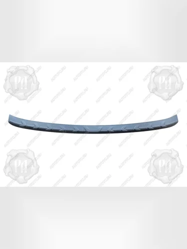 Накладка на задний бампер Русская Артель (шагрень) Nissan Qashqai  2 (2017-2022) J11 рестайлинг