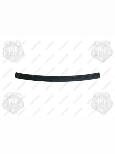 Накладка на задний бампер (вариант 2) Русская Артель (шагрень) Mitsubishi Outlander XL (CW)  дорестайлинг (2005-2009)