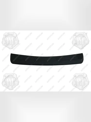 Накладка на задний бампер (вариант 2) Русская Артель (шагрень) Renault Duster  HM (2021-2024) рестайлинг