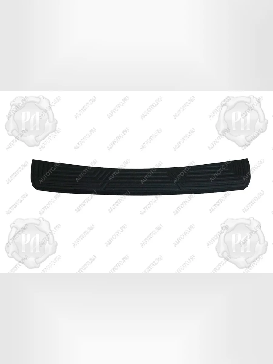 Накладка на задний бампер (вариант 2) Русская Артель Renault Duster HM рестайлинг (2021-2024) (шагрень)  в Самаре Самарской области