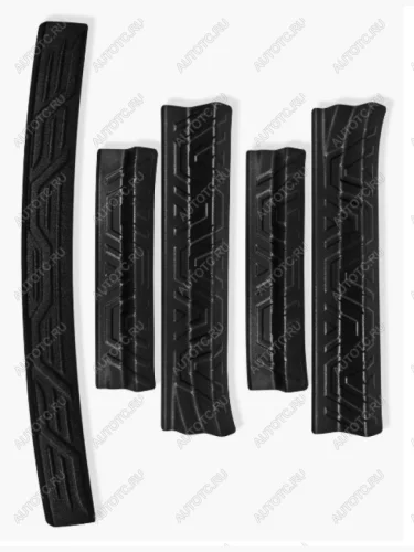 Защитный комплект (накладка на задний бампер, накладки на пороги) Русская Артель Лада ВАЗ Ларгус дорестайлинг R90 (2012-2021) Защитный комплект (накладка на задний бампер, накладки на пороги) Русская Артель Лада ВАЗ Ларгус дорестайлинг R90 (2012-2021)