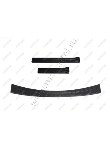 Защитный комплект №1 (накладка на задний бампер, накладки на пороги) Русская Артель (шагрень) Toyota RAV4  XA40 (2015-2019) 5 дв. рестайлинг