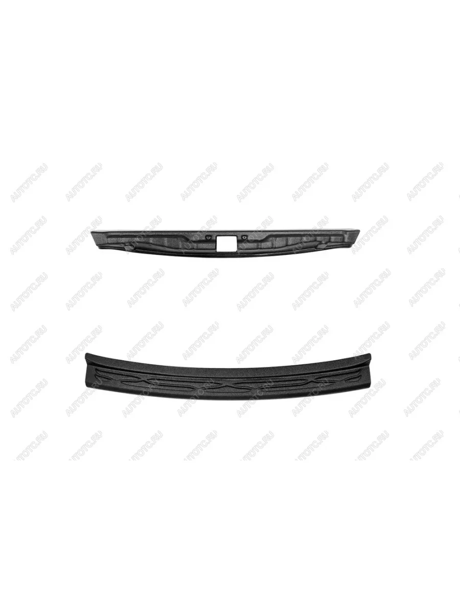 Защитный комплект №2 (накладка на задний бампер, накладка на порожек багажника) Русская Артель Лада ВАЗ XRAY (2016-2022) (шагрень)  в Керчи Республика Крым