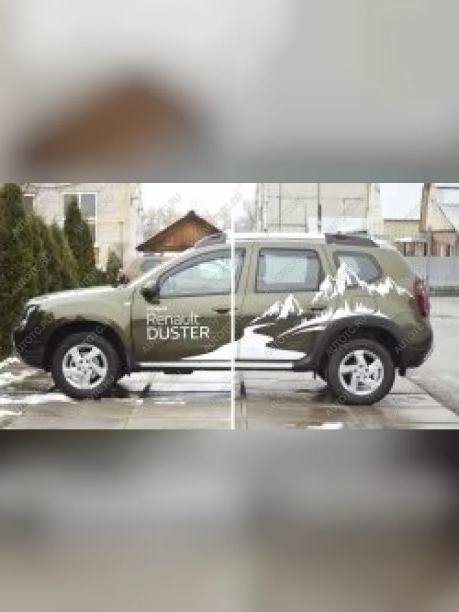 Расширитель колесных арок (передний правый) Русская Артель Renault Duster HS рестайлинг (2015-2021) (шагрень)  в Воронеже Воронежской области