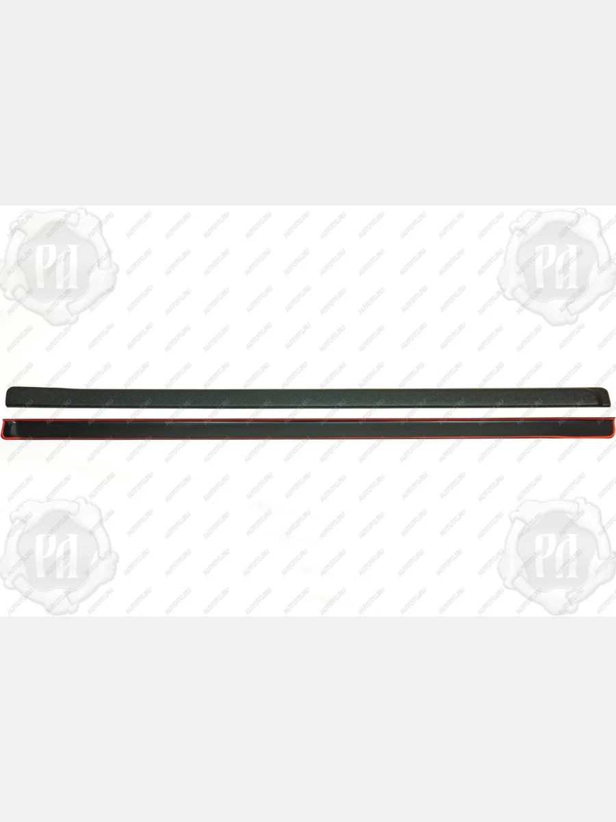 Защита порогов без скотча Русская Артель Geely Atlas FX11 (2023-2025) (глянец под покраску, без скотча)  в Воронеже Воронежской области