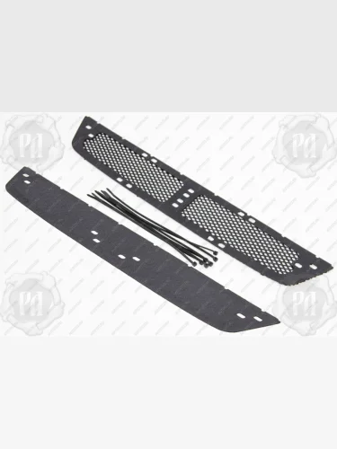 Защитная сетка и зимняя заглушка решетки переднего бампера Русская Артель (шагрень) Subaru Levorg  VM универсал (2014-2017) дорестайлинг