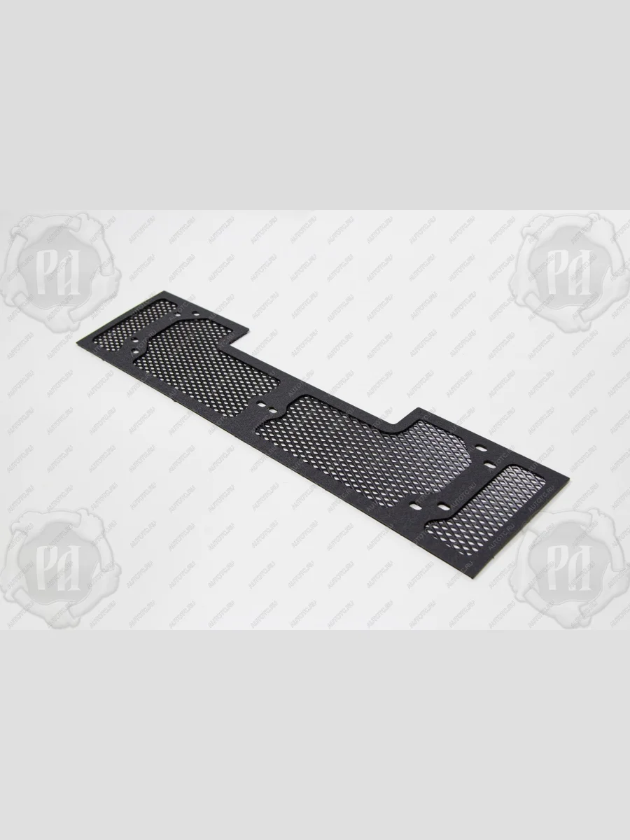 Защитная сетка переднего бампера Русская Артель Mitsubishi Pajero 4 V90 дорестайлинг (2006-2011) (шагрень)  в Воронеже Воронежской области