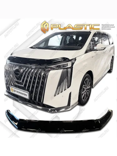 Дефлектор капота CA-Plastic (Classic черный) GAC М8 (2024-2025)