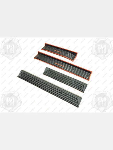 Накладки на внутренние пороги дверей Русская Артель (шагрень) Chery Arrizo 8 (2022-2025)