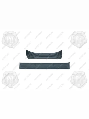 Накладки на внутренние пороги дверей Русская Артель (шагрень) Ford Kuga  2 (2013-2016) дорестайлинг