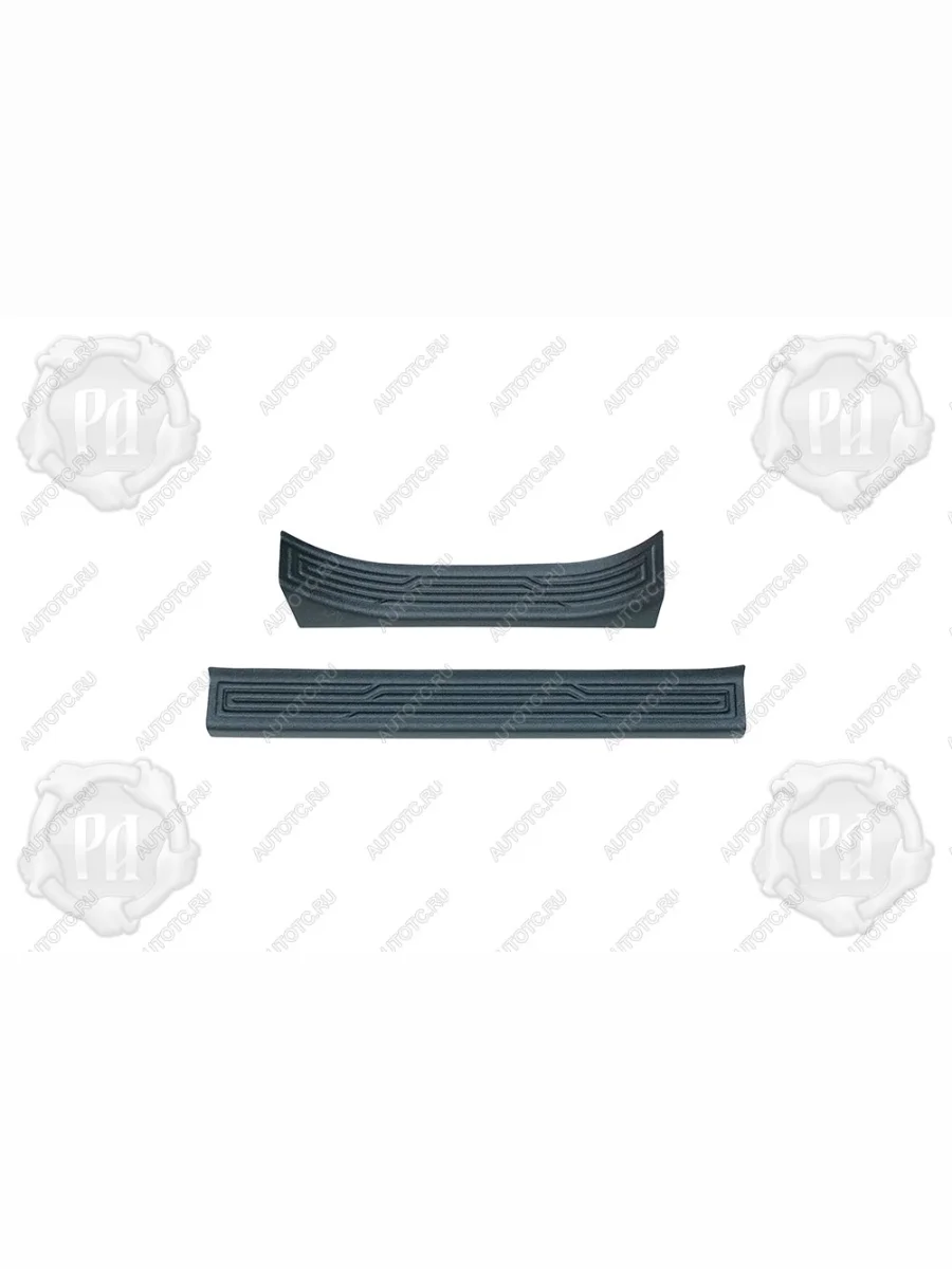 Накладки на внутренние пороги дверей Русская Артель Ford Kuga 2 дорестайлинг (2013-2016) (шагрень)  в Самаре Самарской области