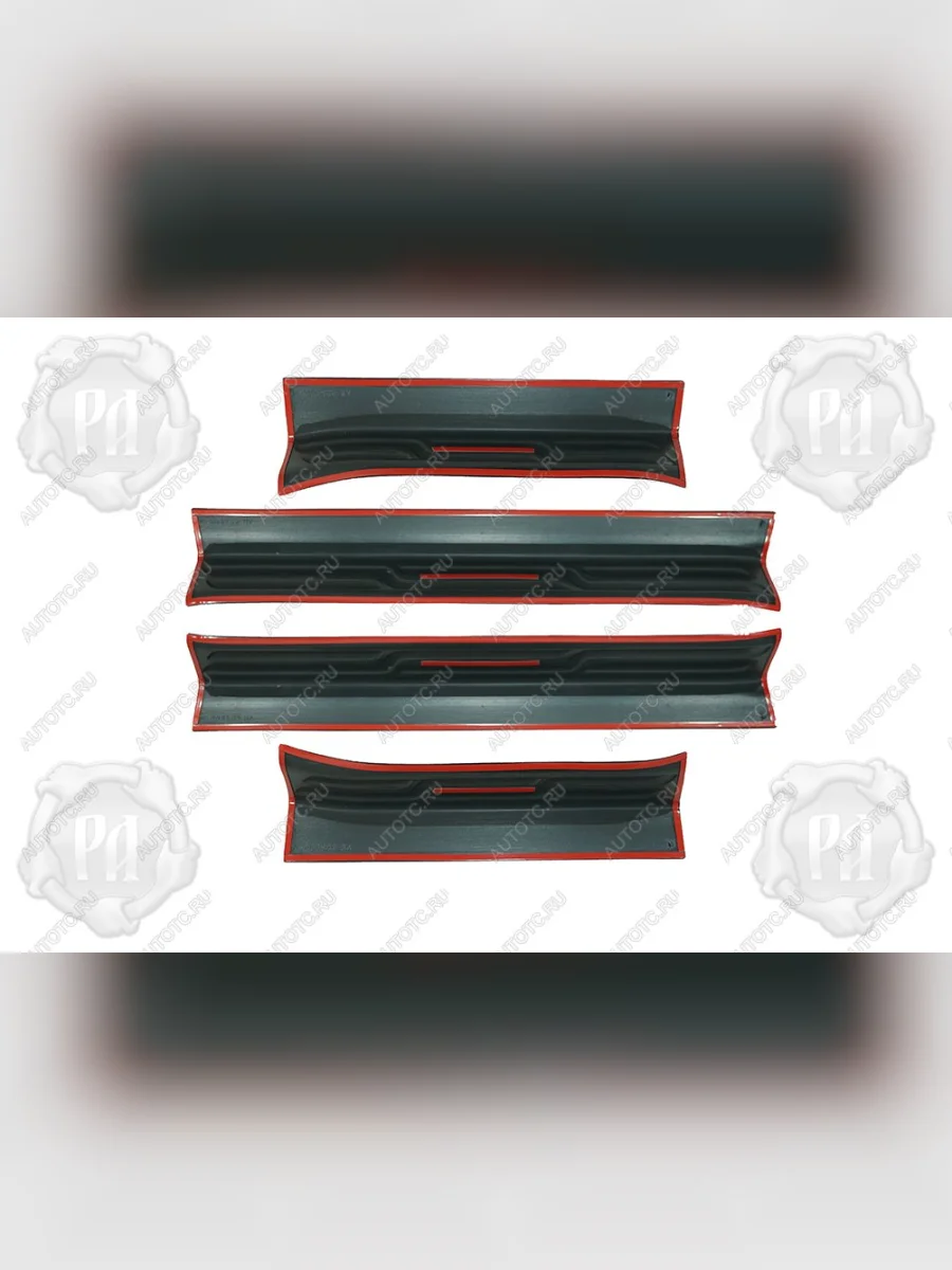 Накладки на внутренние пороги дверей Русская Артель Chery Tiggo 7 PRO (2019-2025) (шагрень)  в Перми Пермском крае