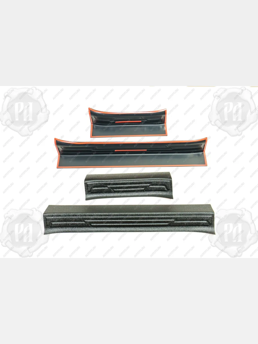 Накладки на внутренние пороги дверей Русская Артель Changan CS55 Plus (2019-2021) (шагрень)  в Воронеже Воронежской области