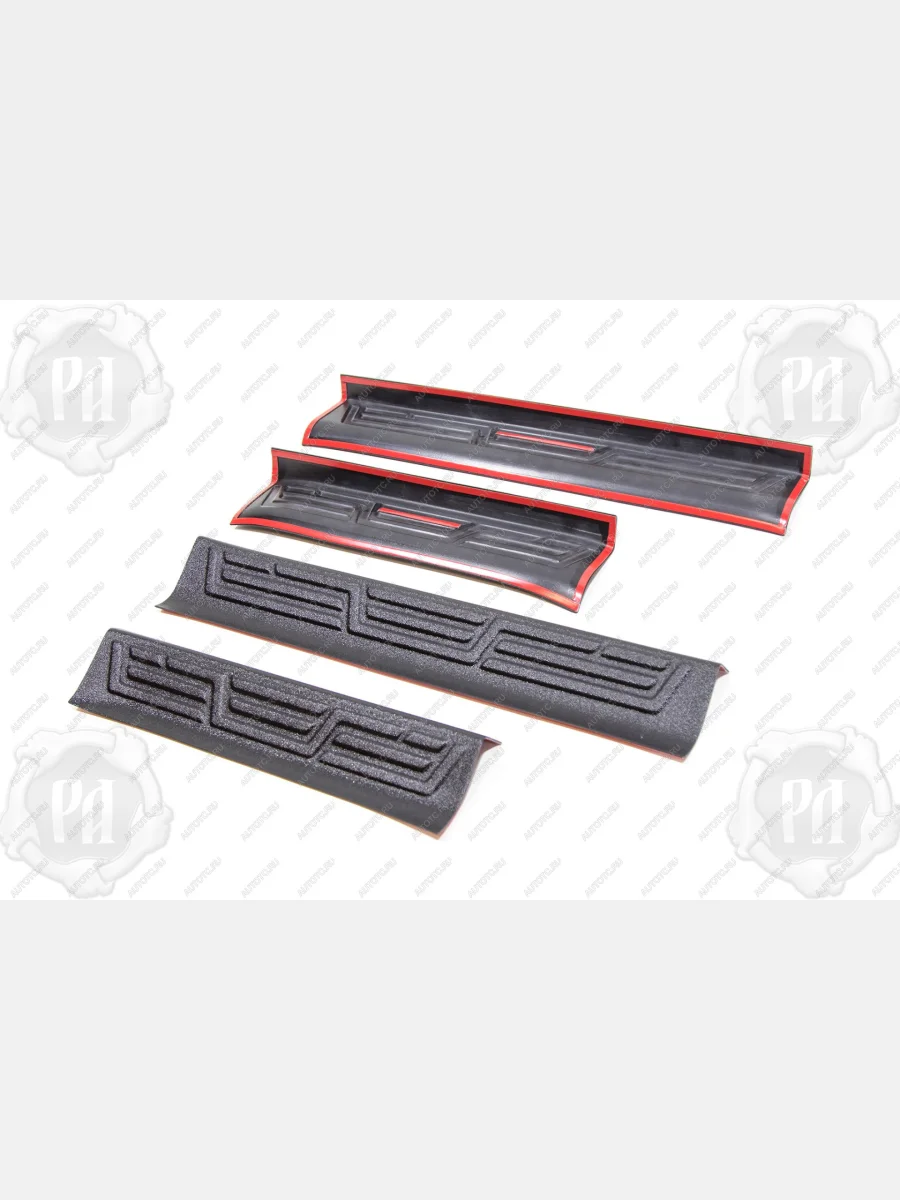 Накладки на внутренние пороги дверей Русская Артель Changan CS35 Plus дорестайлинг (2018-2022) (шагрень)  в Самаре Самарской области