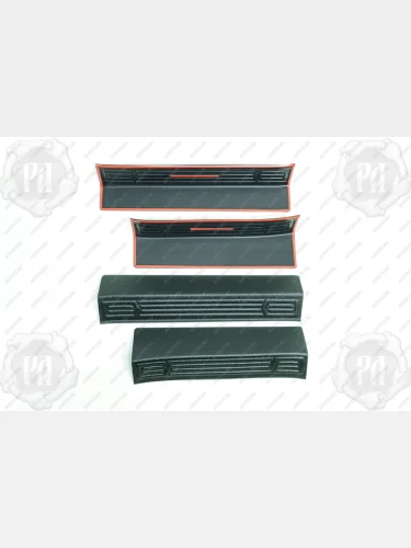 Накладки на внутренние пороги дверей Русская Артель (шагрень) EXEED TXL (2020-2021)  дорестайлинг