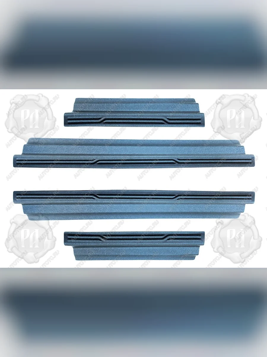 Накладки на внутренние пороги дверей Русская Артель Volkswagen Jetta A5 седан (2005-2011) (шагрень)  в Воронеже Воронежской области