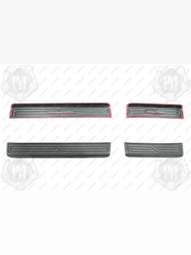 Накладки на внутренние пороги дверей Русская Артель (шагрень) Geely Atlas  FX11 (2023-2025)