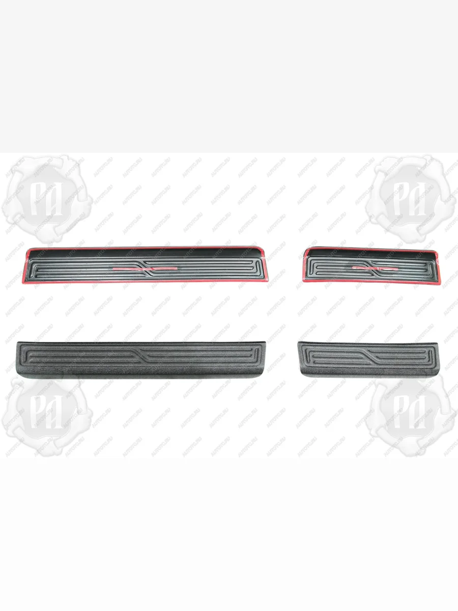 Накладки на внутренние пороги дверей Русская Артель Geely Atlas FX11 (2023-2025) (шагрень)  в Самаре Самарской области