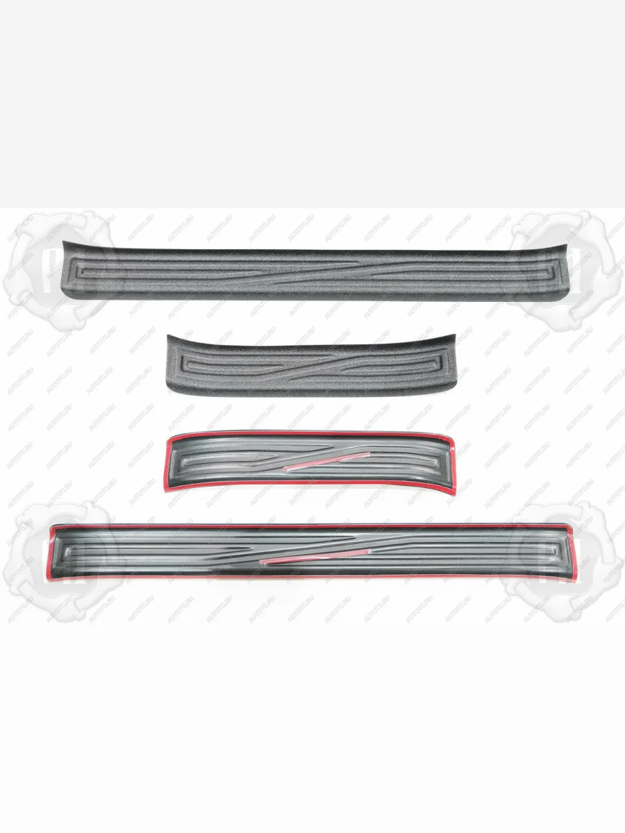 Накладки на внутренние пороги дверей Русская Артель Omoda C5 (2021-2025) (шагрень)  в Самаре Самарской области