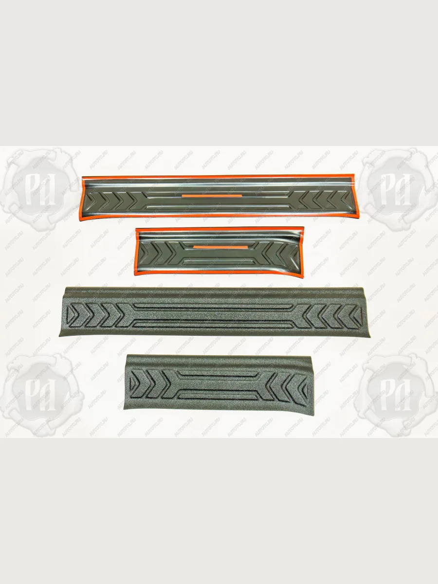 Накладки на внутренние пороги дверей Русская Артель Tank 300 (2020-2025) (шагрень)  в Самаре Самарской области