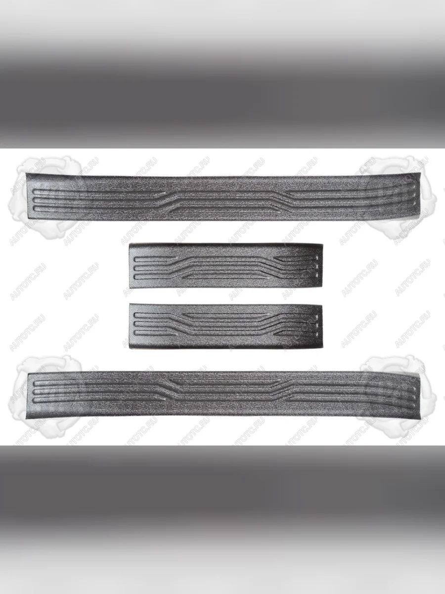 Накладки на внутренние пороги дверей Русская Артель KIA Soul SK3 (2018-2022) (шагрень)  в Самаре Самарской области