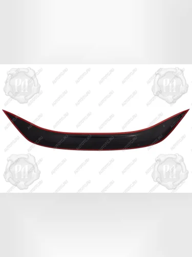 Спойлер на капот без скотча Русская Артель (глянец под покраску) Лада ВАЗ Веста Кросс  2180 (2018-2022) седан дорестайлинг