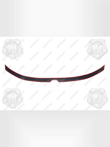 Спойлер на капот без скотча Русская Артель (глянец под покраску) Renault Duster  HM (2021-2024) рестайлинг