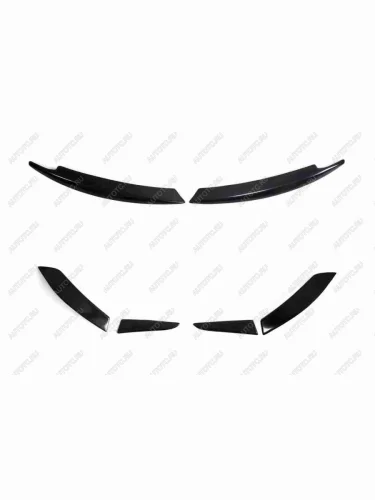 Тюнинг комплект (накладки на передние фары и задние фонари) Русская Артель (глянец под покраску) Volkswagen Golf  6 Mk6 (2008-2014) хэтчбэк 5 дв.