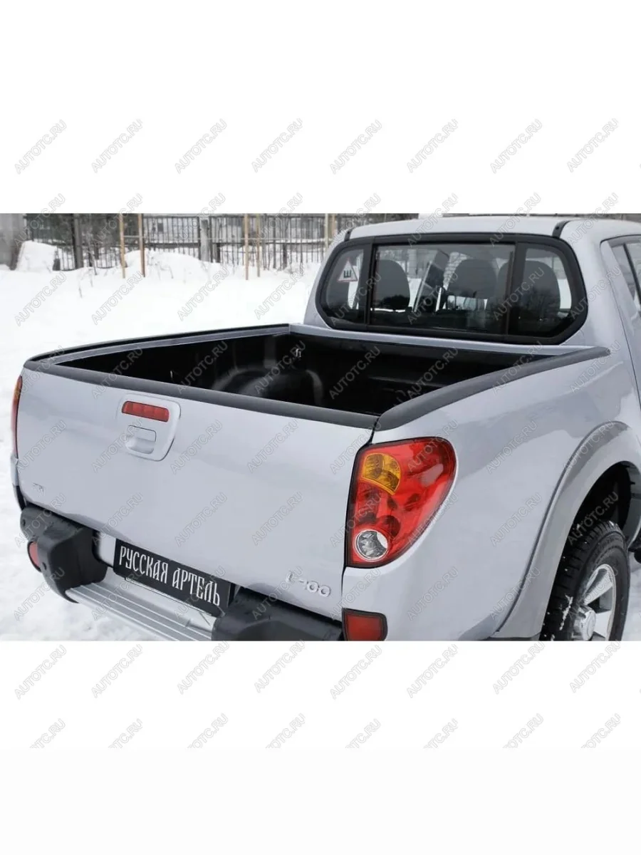 Накладка на задний откидной борт Русская Артель Mitsubishi L200 4  дорестайлинг (2006-2014) (без скотча)  в Керчи Республика Крым