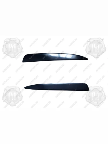 Накладки на задние фонари (реснички) Русская Артель (глянец под покраску) Hyundai Santa Fe  SM (2000-2012)