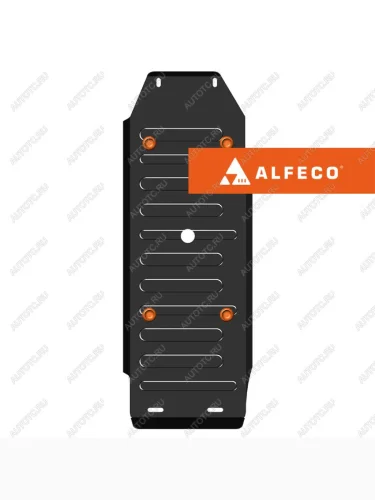 Защита топливного бака (V-all) ALFECO (сталь 1.5 мм) Mitsubishi Pajero Sport PB дорестайлинг (2008-2013)