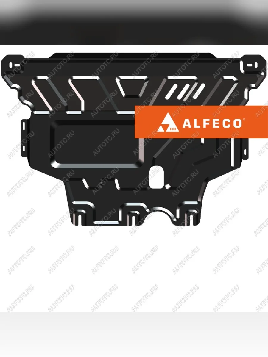 Защита картера и КПП (V-all) ALFECO Volkswagen Jetta A7 седан дорестайлинг (2018-2022) (сталь 2 мм)  в Самаре Самарской области