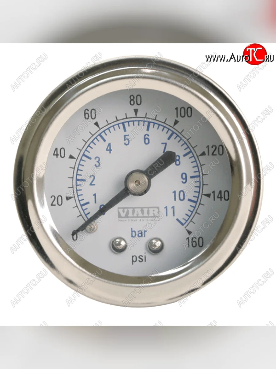 Манометр VIAIR 2 160 PSI, с подсветкой, белый Viair 90087  с доставкой в г. Керчь