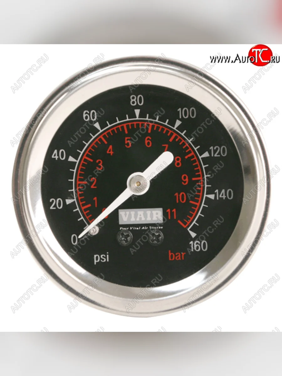 Манометр VIAIR 2 160 PSI, с подсветкой, черный Viair 90088  с доставкой в г. Керчь