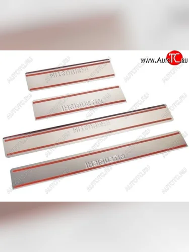     Накладки на пороги MITSUBISHI ASX 2013 Штамп  mtl10-npld3