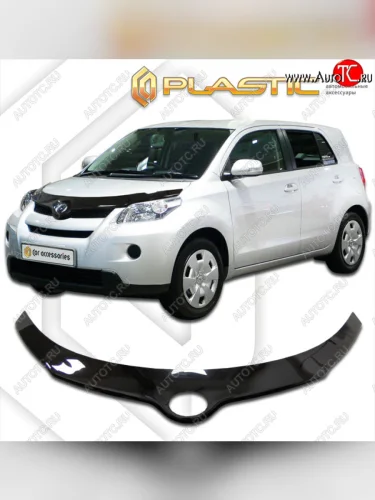 Дефлектор капота (exclusive) CA Plastic (Classic черный) Toyota Urban Cruiser (2008-2016) 5 дв.