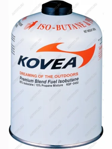 Баллон газовый резьбовой KOVEA Screw type gas 450 g KOVEA kgf-450