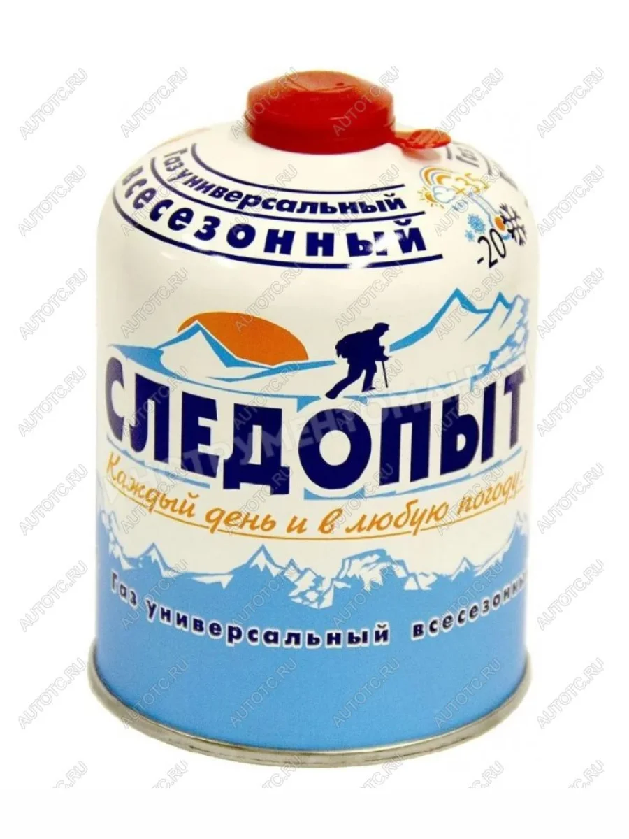 Баллон газовый резьбовой СЛЕДОПЫТ 450 гр., всесезонный СЛЕДОПЫТ pf-fg-450  с доставкой в г. Керчь